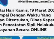 Cegah Coronavirus, Pelayanan Publik di Cimahi Mulai Beralih Ke Online