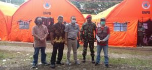 Indonesia Power Saguling POMU Bekerjasama dengan  Pusdikpassus Berikan Bantuan Untuk Korban Longsor Cimanggung