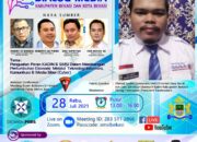 Wakil Ketua Dewan Pers Akan Hadir Sebagai Narasumber Webinar Dialog Media Bekasi Raya