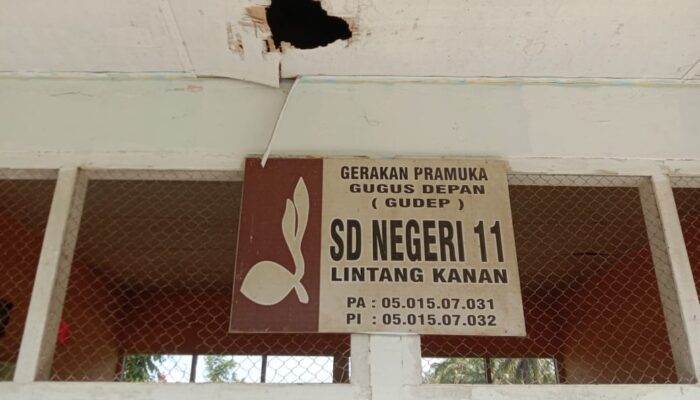 Miris! SDN 11 Lintang Kanan Tak Pernah Tersentuh Bantuan Renovasi, Kemana Pemerintah dan Wakil Rakyat?