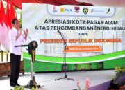 Presiden Jokowi Apresiasi Kota Pagar Alam Atas Pengembangan Energi Hijau