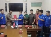 DPC DEMOKRAT KBB TERIMA KUNJUNGAN SILATURAHMI DARI BAWASLU BANDUNG BARAT
