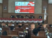 Sidang Paripurna DPRD Kota Cimahi Di Hadiri Walikota Cimahi Dalam Memperingati HUT Kemerdekaan RI ke 77