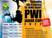 IKWI JABAR BEKERJASAMA DENGAN PBSI GELAR TURNAMEN BULUTANGKIS PWI JABAR CUP