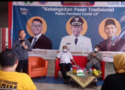 Ngobras Bersama Asep Sutisna Anggota DPRD Kota Cimahi dan Bank BJB Bersama Pedagang Pasar Atas Baru
