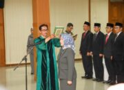 PJ Walikota Kota Cimahi Dikdik Nugrahawan Lantik Maria Fitriana Jadi Sekda Kota Cimahi