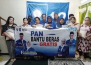 LAKSANAKAN INSTRUKSI KETUA DPD PAN KBB, BACALEG PAN DAPIL 3 KBB HJ. ENOK SUMARTINI GENCAR BERIKAN BANTUAN BERAS GRATIS