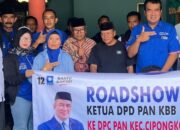 MANTAPKAN PERSIAPAN HADAPI PEMILU 2024, KETUA DPD PAN KBB ABR GELAR ROADSHOW