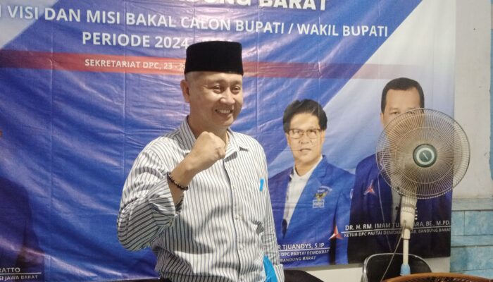 Memang Benar Dapat Surat Tugas Dari Demokrat, Balonkada KBB Asep Ilyas Optimis Bakal Dapat Rekomendasi