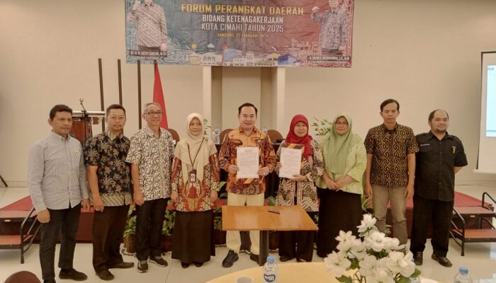 Disnaker Kota Cimahi Gelar FGD dalam Menyelaraskan Program dan Kegiatan Perangkat Daerah Dengan Usulan Hasil Musrenbang Kecamatan