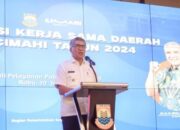 Acara Sosialisasi Kerjasama Antar Daerah Dibuka PJ Walikota Kota Cimahi Dicky Saromi