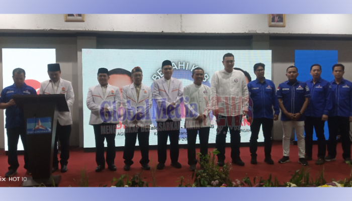 Demokrat dan PKS Deklarasikan Didik dan Gilang Dirga sebagai Bakal Calon Bupati dan Wakil Bupati 2024