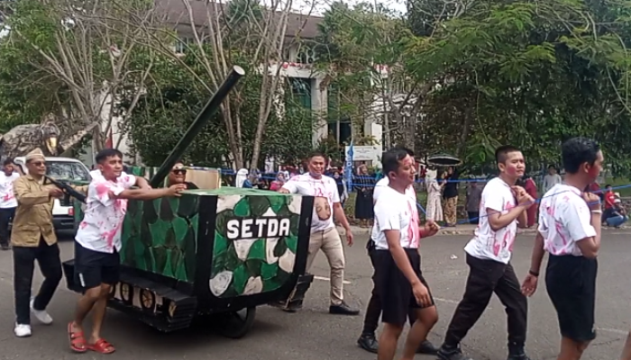 Karnaval SKPD Tingkat Kabupaten Bandung Barat Meriahkan HUT RI ke 79