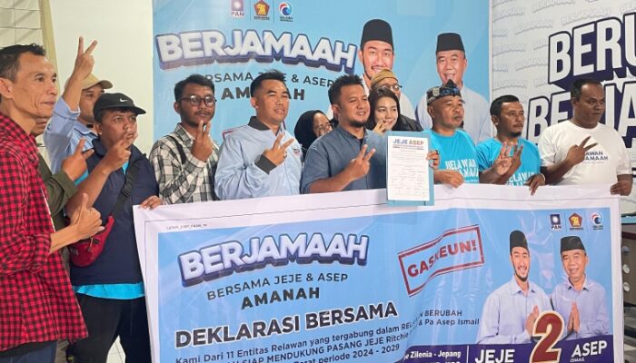12 Relawan Tancap Gasspoll untuk Memenangkan Paslon Cabup dan Cawabup Berjamaah Nomor 2 