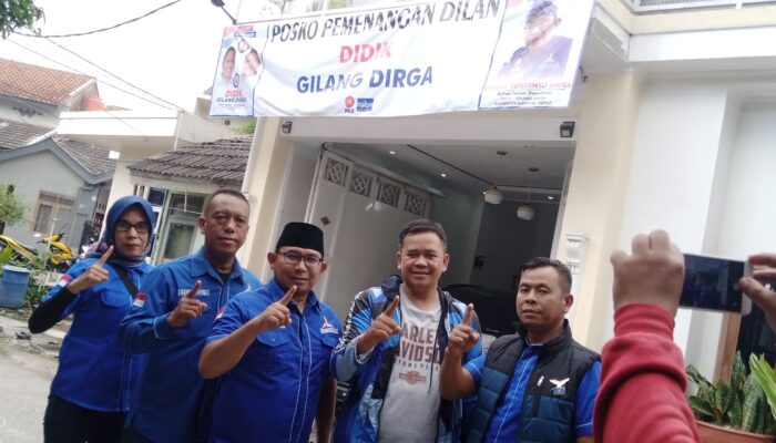 Kader Demokrat Bernisiatif Buka Posko Pemenangan DILAN Nomor 1, Anang Sugianto Hans : Optimis DILAN Menang