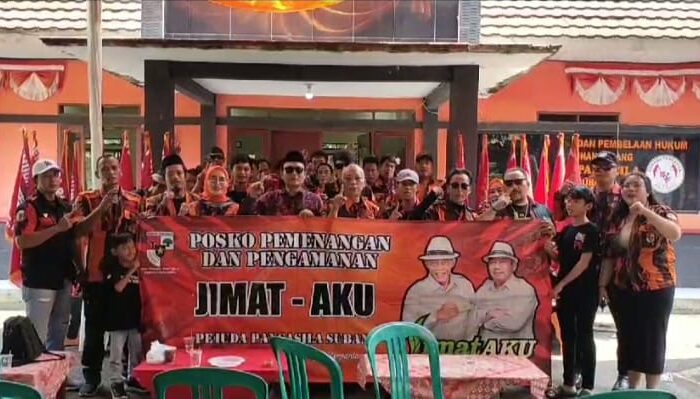 Menyala All Out Memenangkan Pasangan JIMAT AKU, Kantor MPC Jadi Posko pemenangan