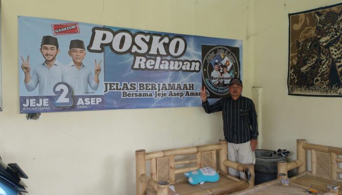 Posko Relawan JELAS Tersebar di 4 Kecamatan, Menangkan Paslon BERJAMAAH Nomor 2