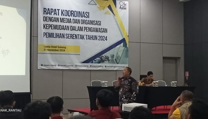 Bawaslu Subang Gelar Rapat Koordinasi, Petakan 18 Indikator Potensi Kerawanan Pilkada 2024