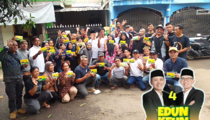 Paslon EDUN Nomor 4 Pemimpin Yang Tepat Untuk Memajukan Bandung Barat, Warga Perumahan Taman Bunga Cilame EDUNkeun !!