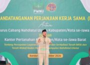 Penandatanganan PKS antara Kantah dengan PCNU di Jabar, Menteri Nusron Dorong Sertipikasi Tanah Wakaf untuk Cegah Sengketa dan Konflik