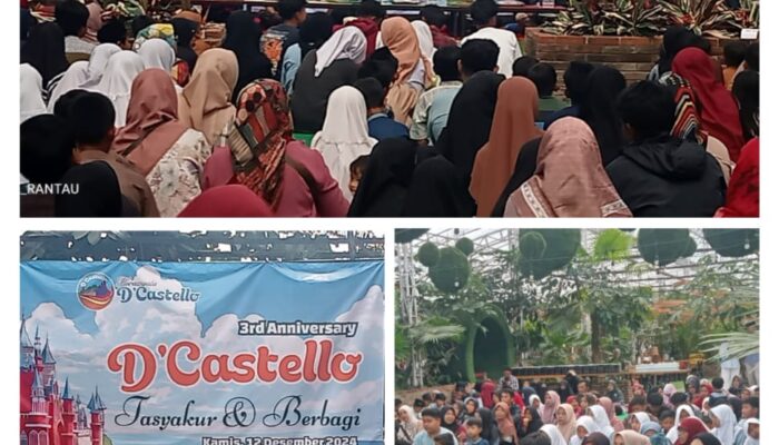 HUT ke-3, Wisata D’Castello Gelar Tasyakuran dan Menyantuni 230 anak yatim dari 7 Desa Kecamatan Ciater