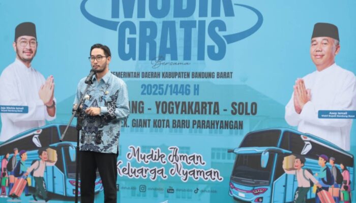 Bupati Bandung Barat Lepas Mudik Gratis 2025, Pastikan Perjalanan Aman dan Nyaman