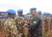 Satgas Kizi TNI Kontingen Garuda XX-U Monusco Raih Medali Kehormatan PBB