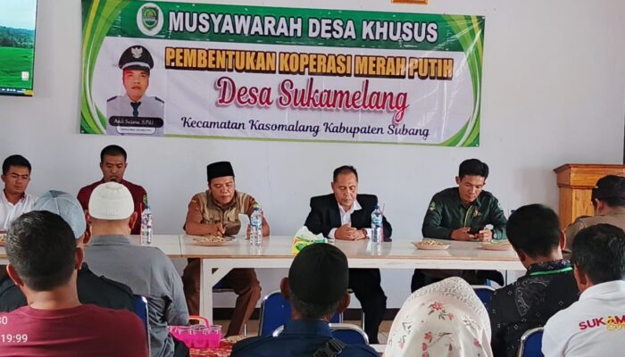 Desa Sukamelang Gelar Musdesus: Asep Mulyadi Terpilih Sebagai Ketua Koperasi Merah Putih untuk Dorong UMKM dan Ketahanan Pangan