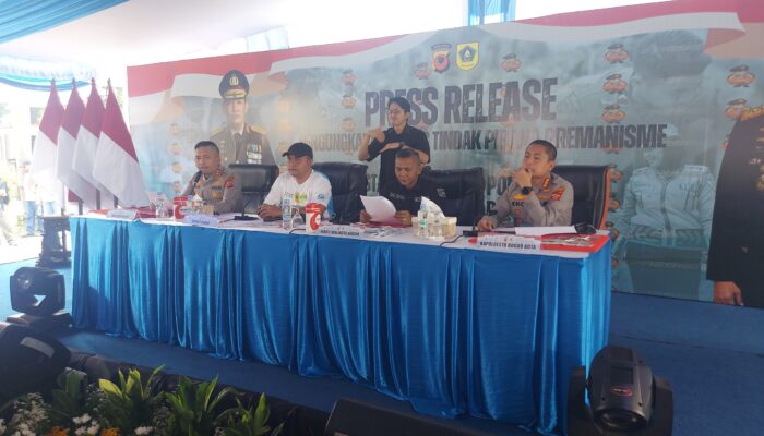 Kepolisian Bogor Tangkap Preman Berkedok Matel, 110 Motor Diamankan