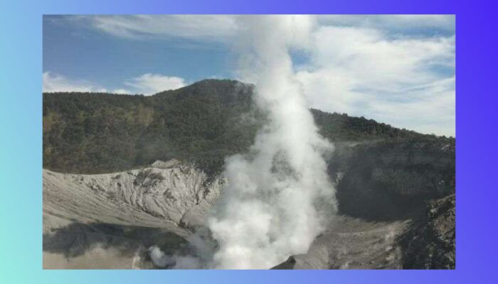 Pemantauan Badan Geologi ESDM, Gunung Tangkuban Perahu Alami Peningkatan Aktivitas