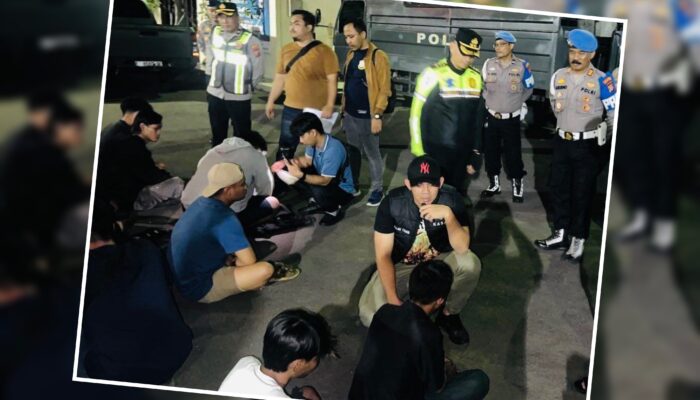 Berkeliaran Pada Jam Malam, Puluhan Pelajar Diamankan Polres Cirebon Kota