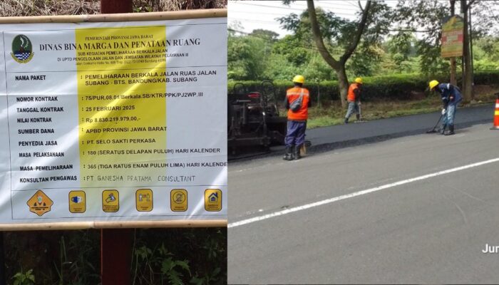 Pembangunan Jalan Hotmix Subang–Bandung di Ciater, Bukti Komitmen Pemprov Jabar Bangun Infrastruktur Berkualitas
