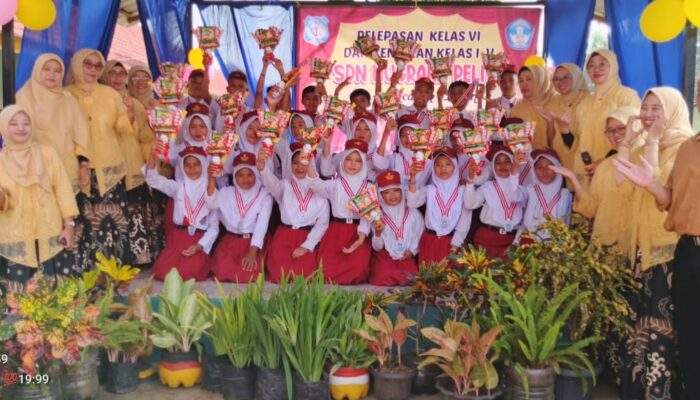 SDN Nugraha Pelita Gelar Pelepasan Kelas VI dan Kenaikan Kelas dengan Sederhana Tapi Meriah