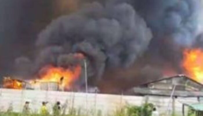Kebakaran Hebat Melanda Kampung Rawa Indah Kapuk Muara, Ribuan Warga Mengungsi