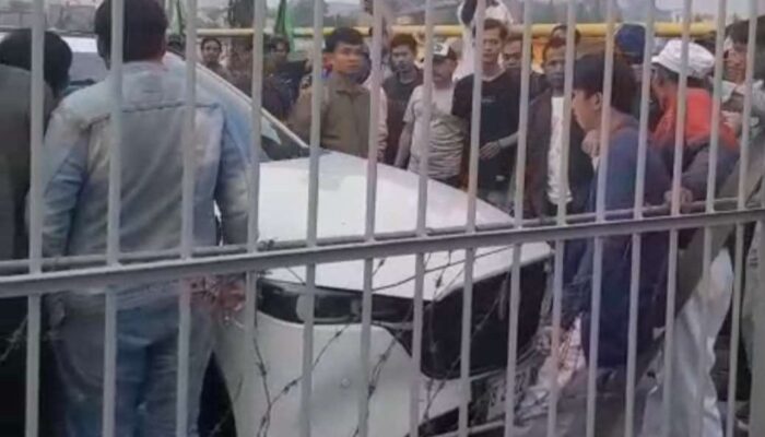 Aksi Tabrak Pendemo oleh Anggota Dewan Kota Cilegon