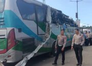 Polisi lakukan Rampcheck Armada Bus Budiman Pasca Kecelakaan di Nagreg