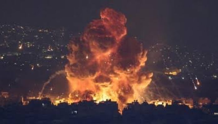Serangan Balasan Iran ke Tel Aviv Israel, Gedung Terbakar Hebat