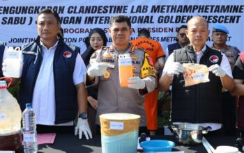 Laboratorium Sabu Jaringan Internasional Diungkap Polda Jabar