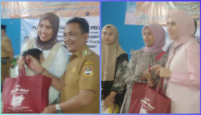150 Balita di Desa Cihanjuang Terima Bantuan Paket Protein Hewani dan Beras Premium untuk Cegah Stunting di KBB