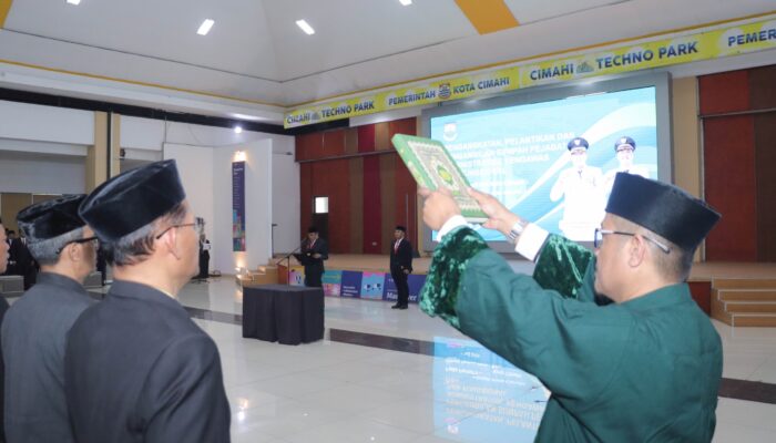 Pemkot Cimahi Lantik 123 Pejabat: Perkuat Reformasi Birokrasi dan Komitmen Manajemen Talenta ASN