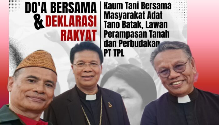 Hadiri Doa Bersama HKBP di Tugu Proklamasi, Barikade Gusdur Desak Presiden Cabut Izin PT TPL
