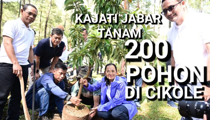 Kajati Jabar Tanam 200 Pohon di Cikole, Rayakan HUT Kejaksaan ke-80 dengan Semangat Hijaukan Bumi