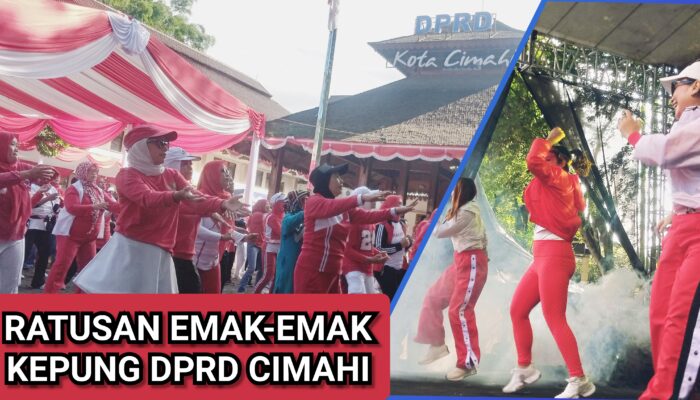 Ratusan Emak-Emak Kepung DPRD Cimahi