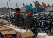 Wujud Nyata MINUSCA, TNI Serahkan 150 Motor dan Logistik untuk Perkuat FACA di Afrika Tengah