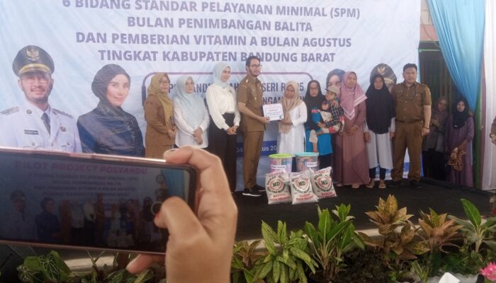 Pemkab Bandung Barat Launching Pilot Project Posyandu, Hadirkan Enam SPM untuk Masyarakat