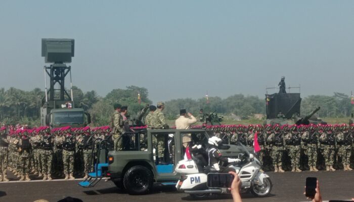 TNI Pamerkan Kekuatan Di Kopassus, Melalui Upacara Gelar Pasukan
