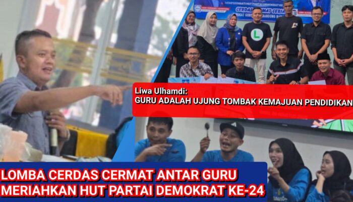 Lomba Cerdas Cermat Antar Guru Meriahkan HUT Partai Demokrat ke-24