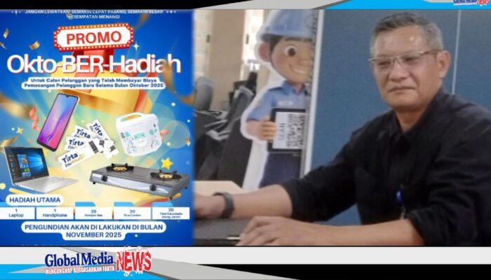 Perumda Tirtaraharja Beri Apresiasi Bagi Calon Pelanggan Baru dengan Hadiah Menarik Selama Bulan Oktober 2025