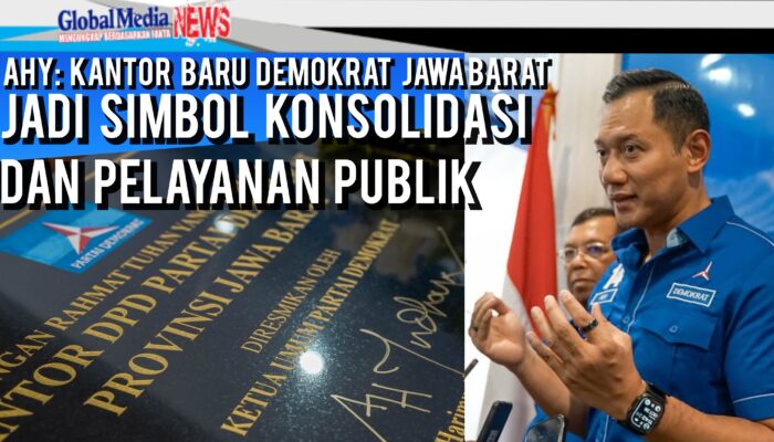 AHY: Kantor Baru Demokrat Jawa Barat Jadi Simbol Konsolidasi dan Pelayanan Publik