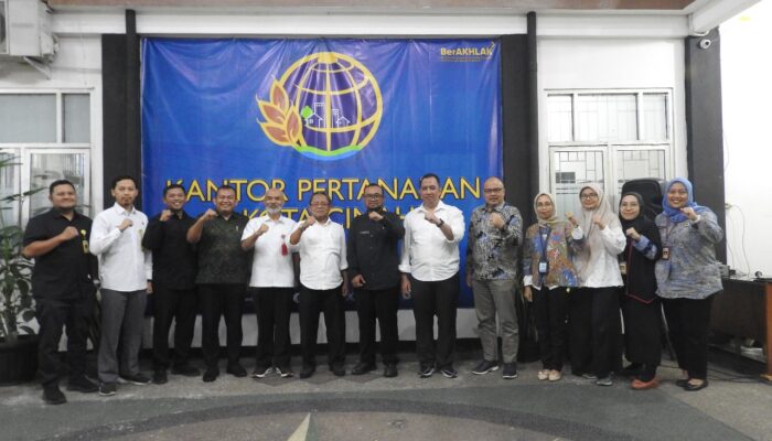 Kantor Pertanahan Kota Cimahi Dukung Transformasi Pelayanan ATR/BPN Melalui Kunjungan Biro Organisasi dan Tata Laksana